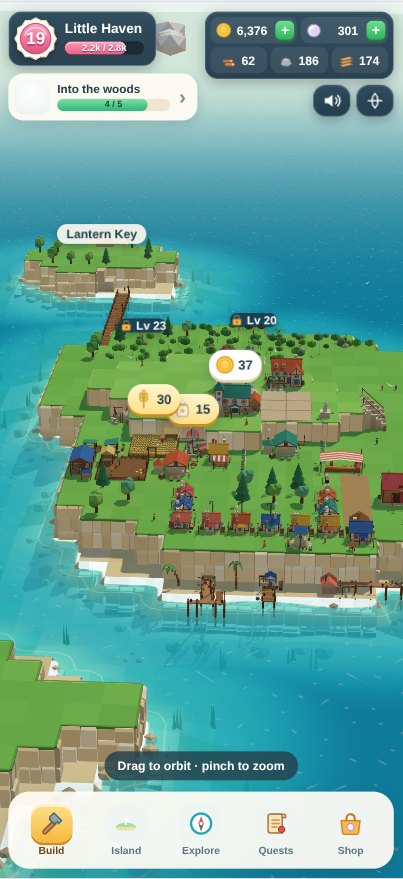 Capture de Pocket Archipelago
